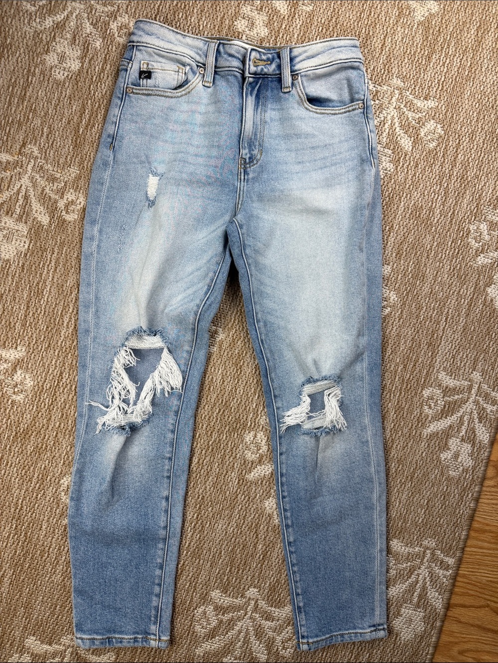KanCan Light Blue Distressed Skinny Jeans
